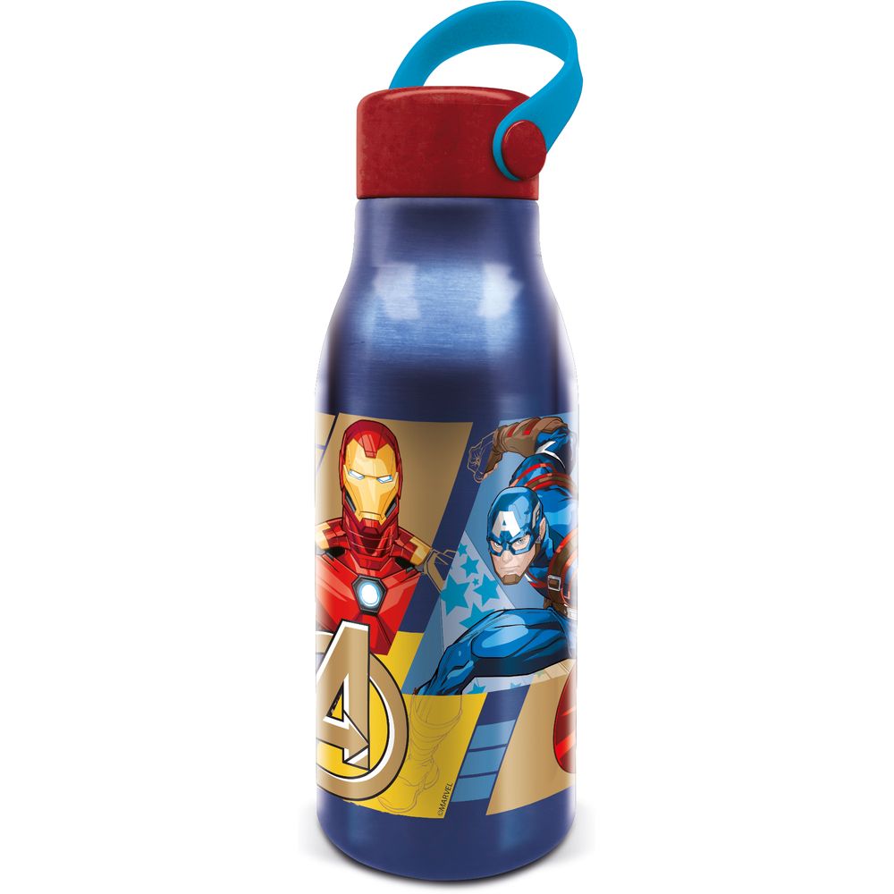 Botella 760ml Flexi Handle Aluminio Avengers S2